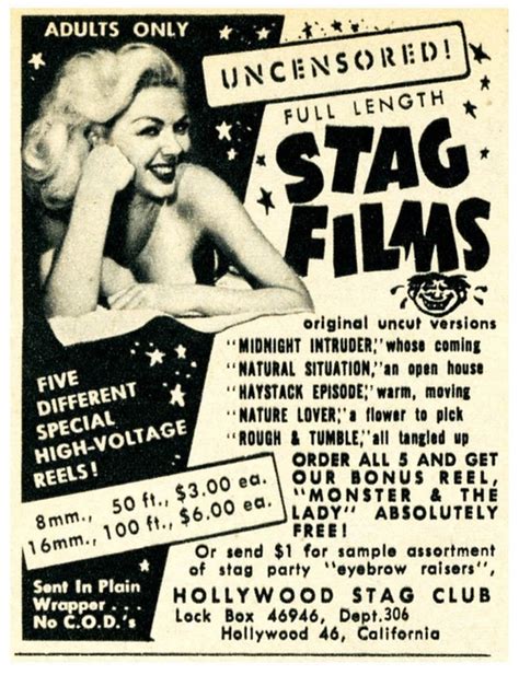 retro stag films|Sex in the Shadows: American Stag Films .